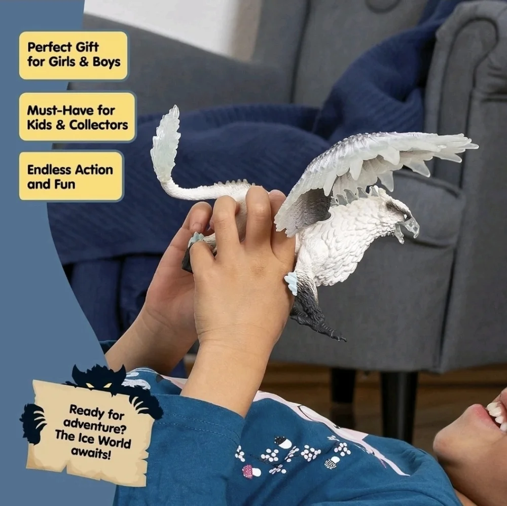 Schleich Eldrador Creatures Ice Griffin Figure #70143 - Like New! - Picture 8 of 13